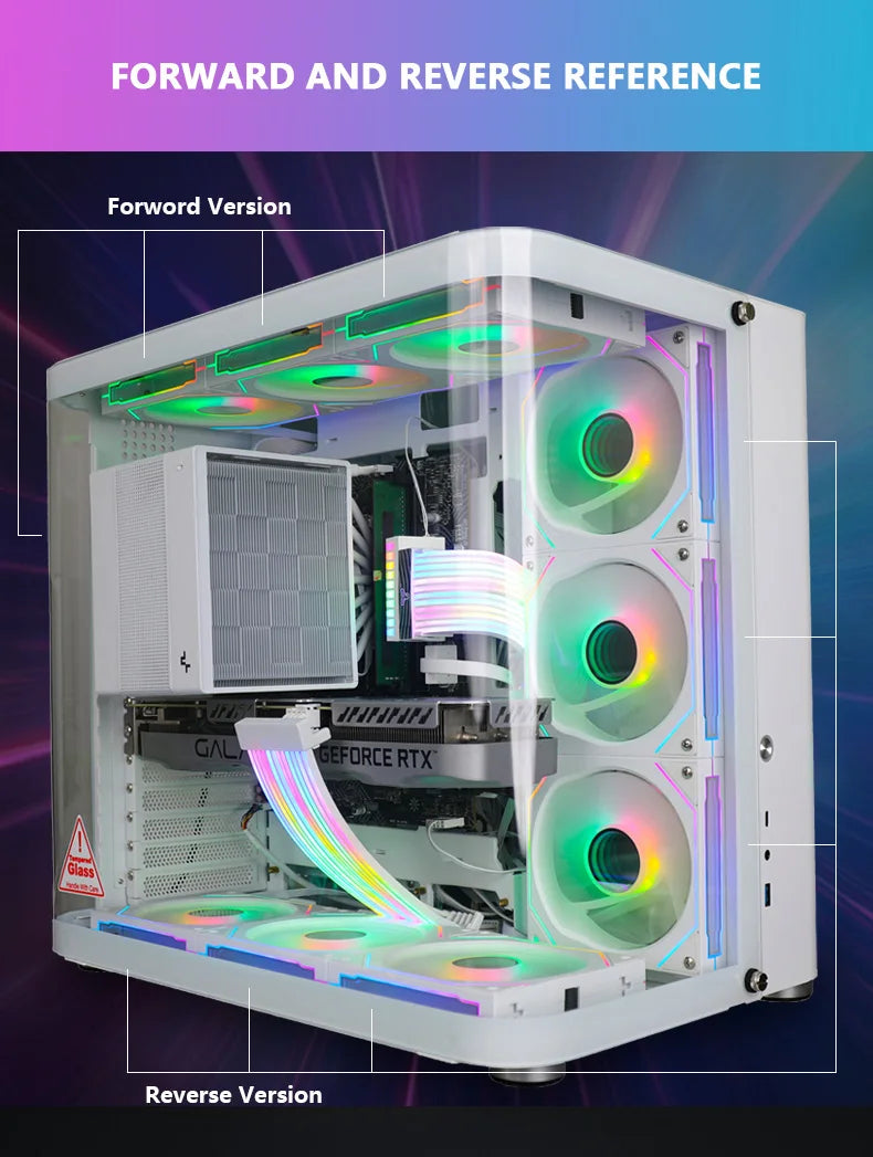 JUMPEAK MX120 360mm ARGB Modular PC Cooling Fan