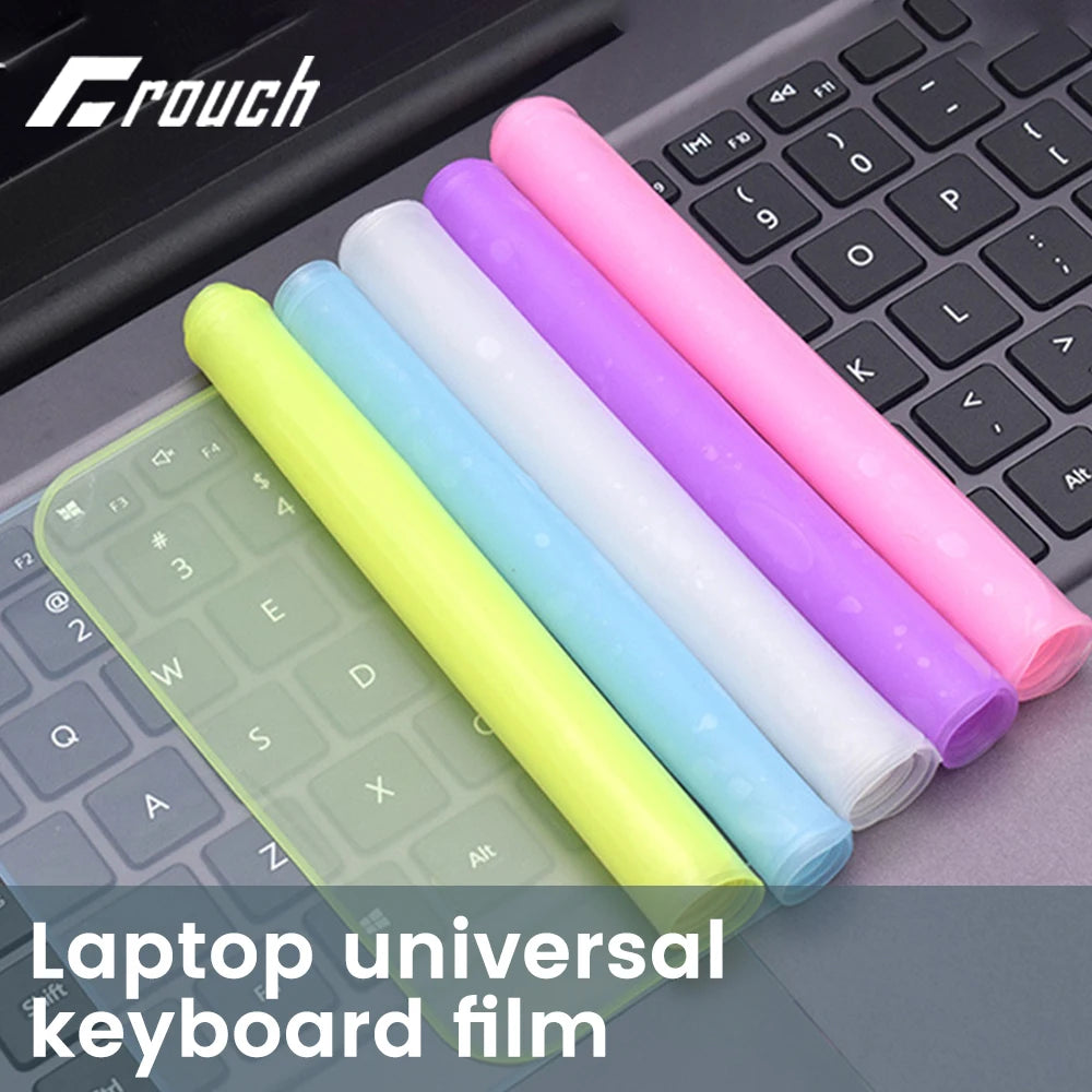 Universal Silicone Laptop Keyboard Protector (12–17 Inch)