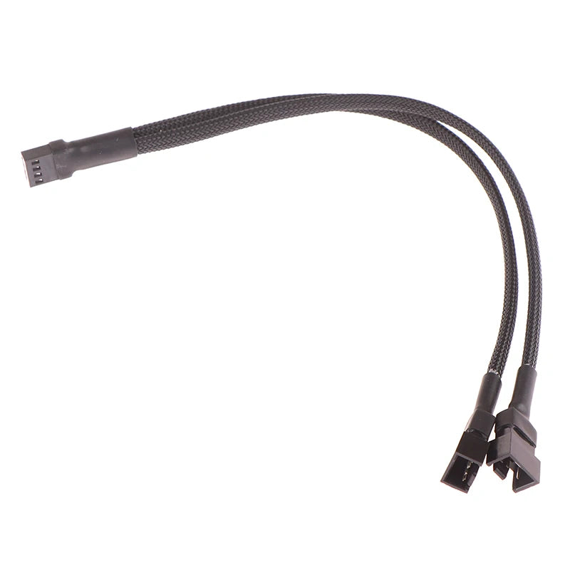 PWM 4-Pin Fan Splitter Cable – 1-to-4 CPU/Case Fan Adapter