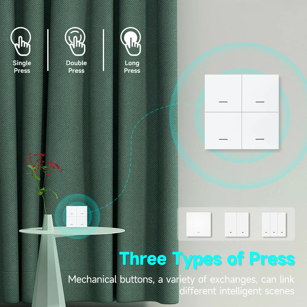 Tuya ZigBee 3.0 Wireless Scene Switch