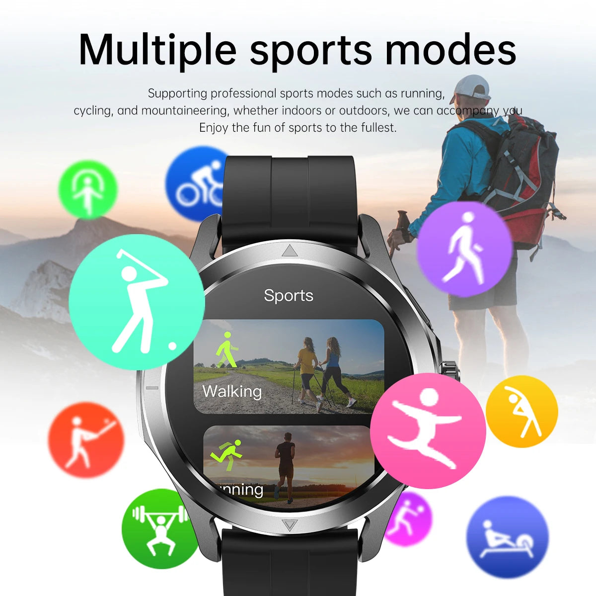 S4 Ultra Smartwatch for Xiaomi – AMOLED, GPS, NFC, Bluetooth Call