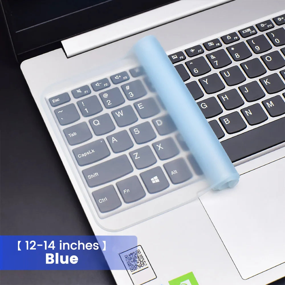 Universal Silicone Laptop Keyboard Protector (12–17 Inch)