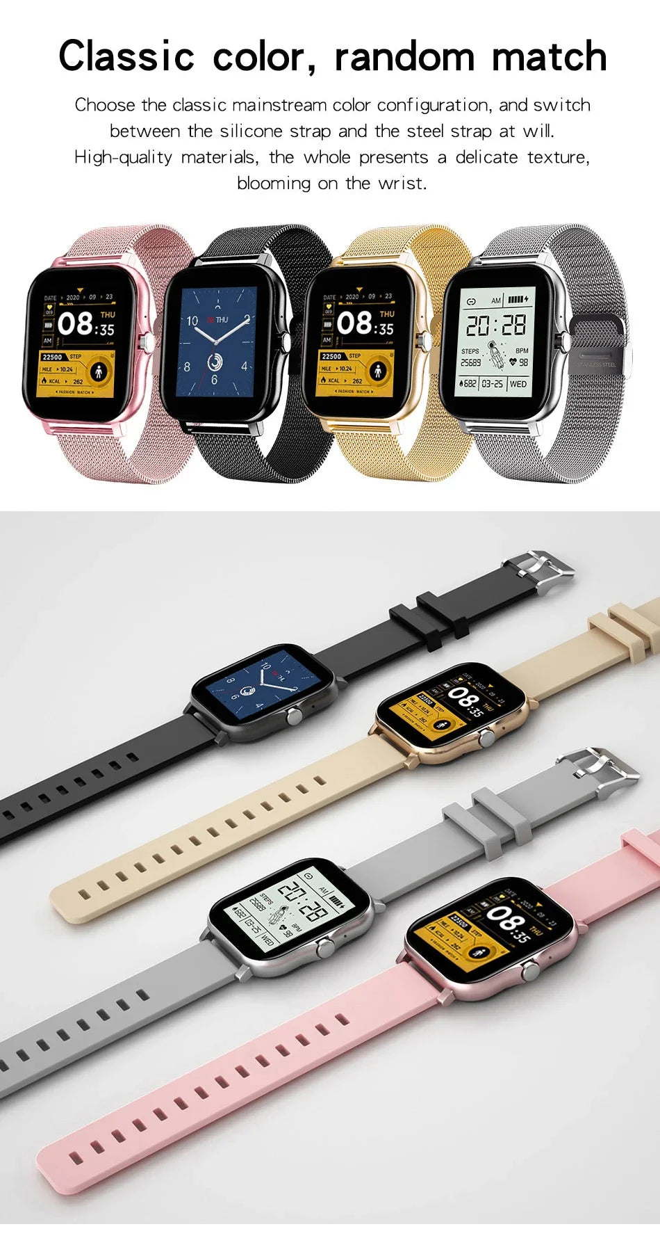 1.44″ Smartwatch – Bluetooth Call