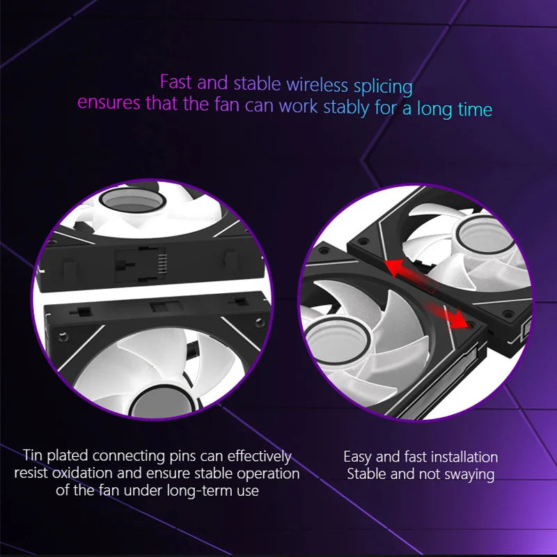 JUMPEAK MX120 360mm ARGB Modular PC Cooling Fan