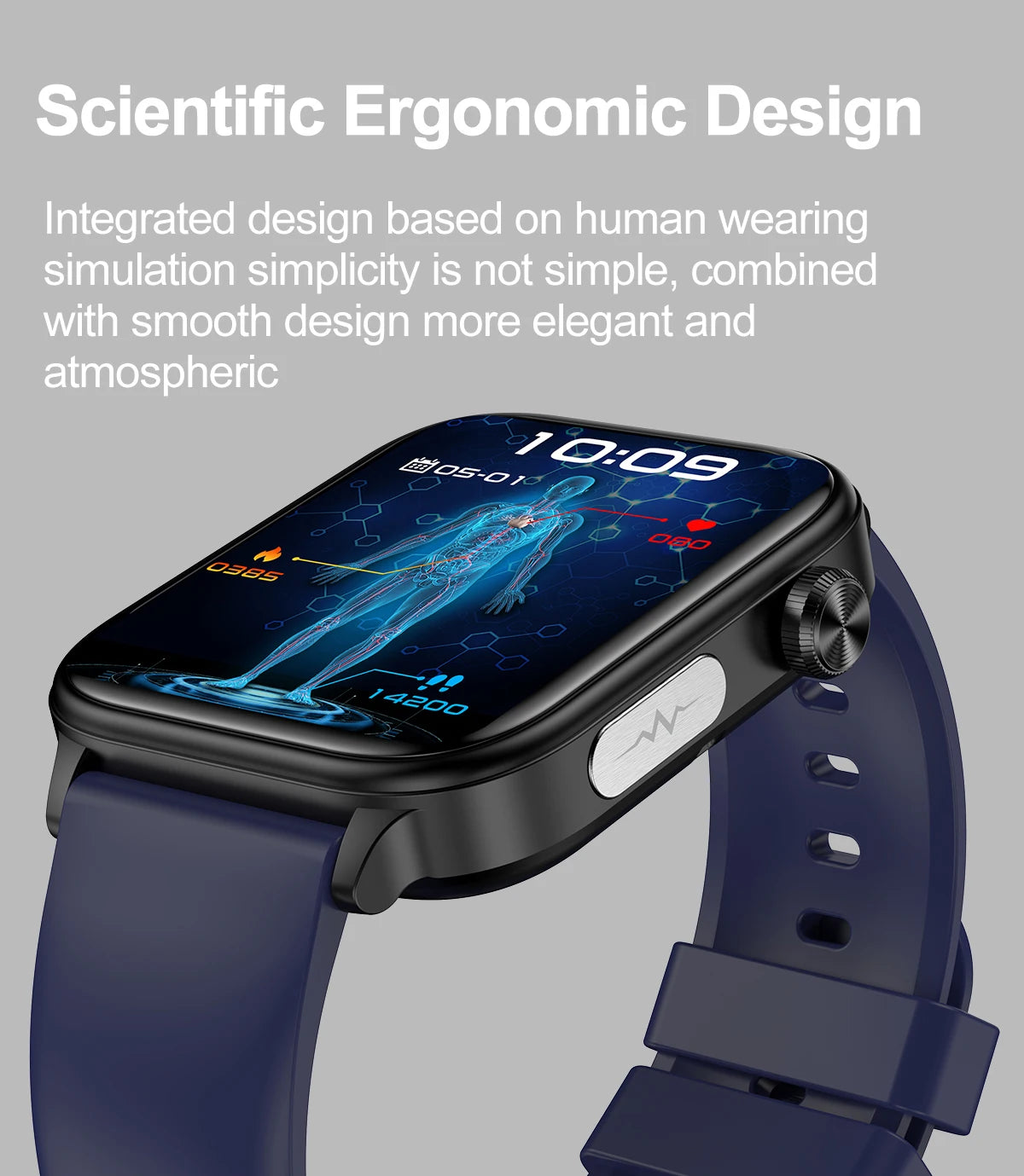 2025 AI Health Smartwatch – ECG, PPG, Body Composition & Bluetooth Call