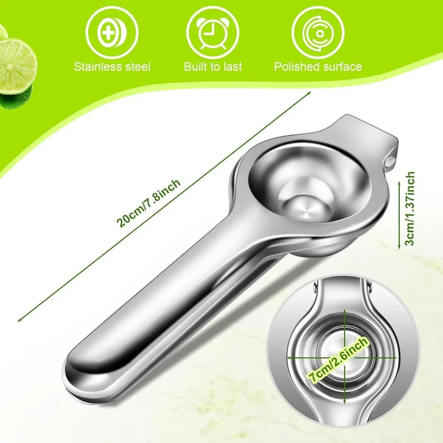 Stainless Steel Manual Lemon Squeezer – Citrus Fruit Press