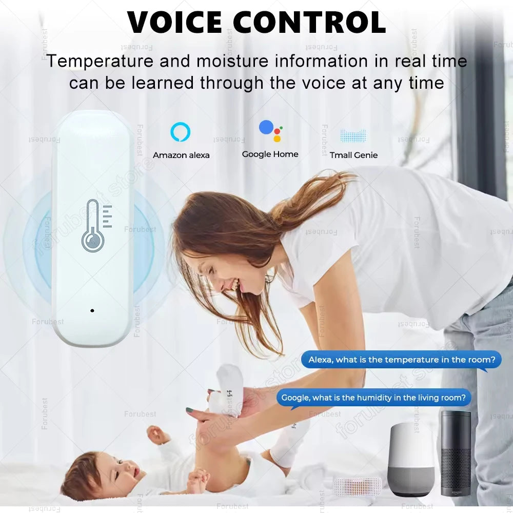 Smart Zigbee Temperature & Humidity Sensor