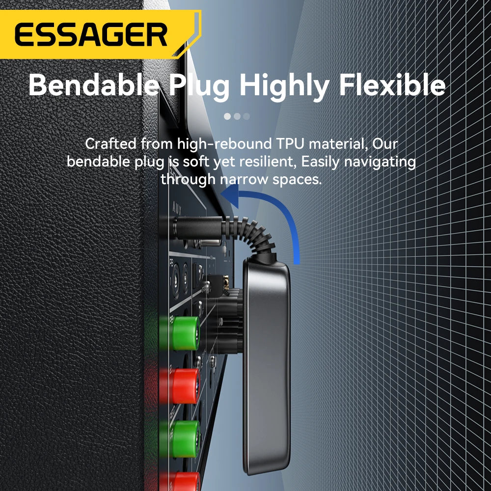 Essager Bluetooth 5.1 Audio Receiver & Transmitter – 3.5mm AUX Wireless Adapter