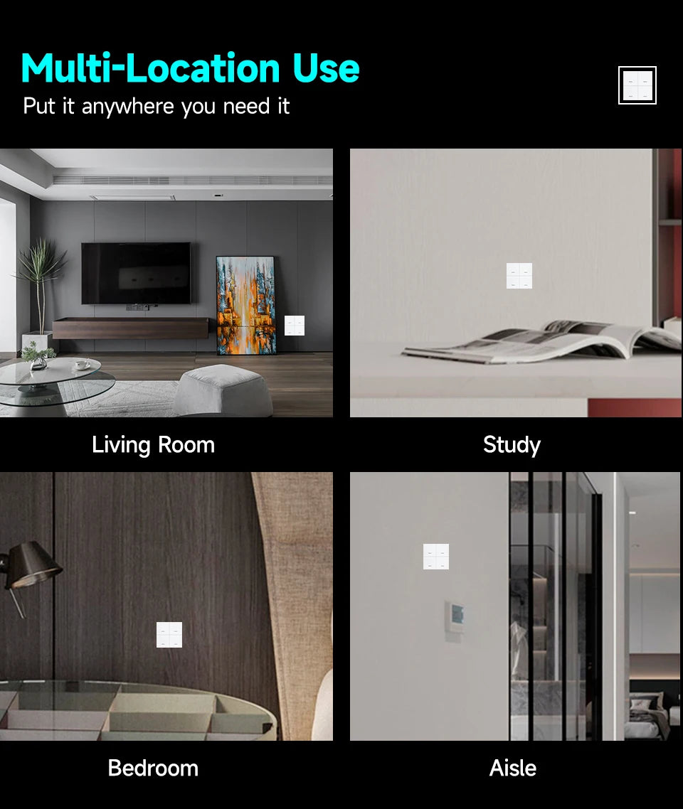 Tuya ZigBee 3.0 Wireless Scene Switch