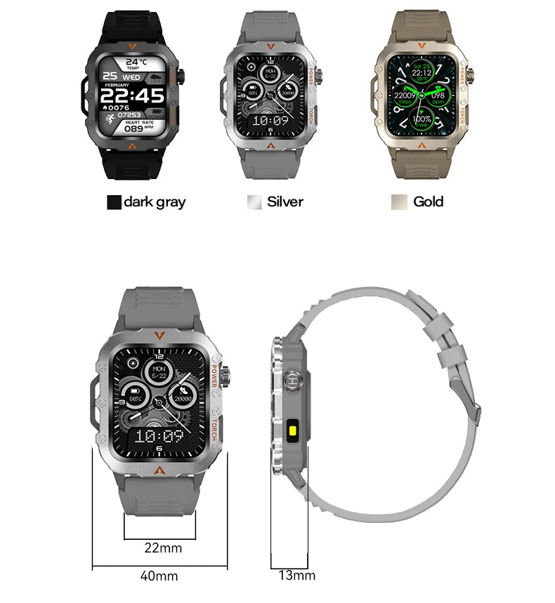 Men’s & Women’s Smart Watch – 3ATM/IP68 Waterproof