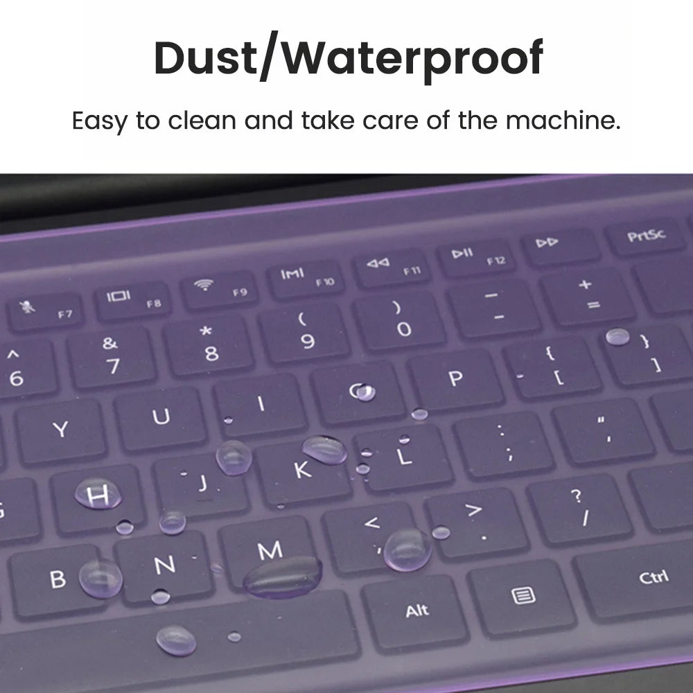 Universal Silicone Laptop Keyboard Protector (12–17 Inch)