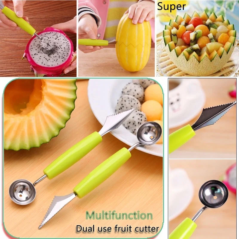 Dual-Head Fruit & Vegetable Carving Knife