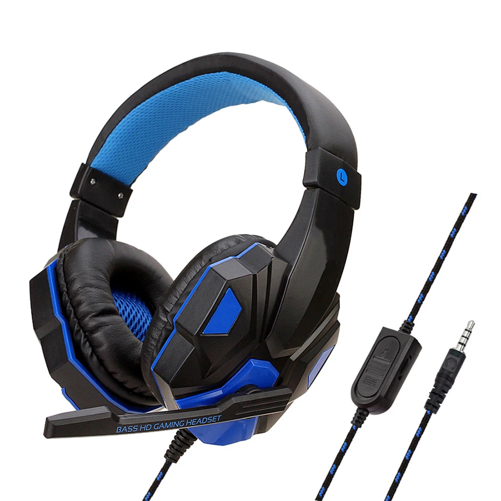 3.5mm Wired Gaming Headset with Mic – Bass Stereo