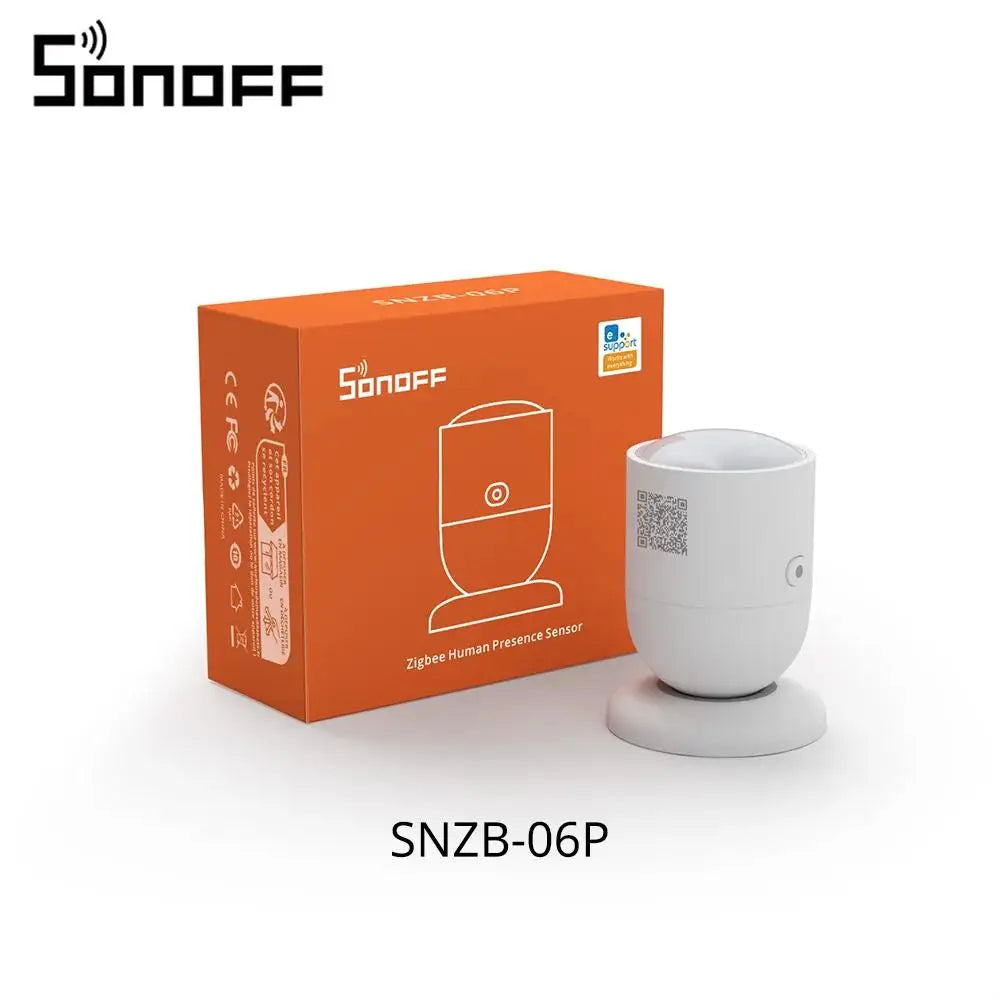 SONOFF SNZB-06P Zigbee Presence Sensor – 5.8GHz Radar Motion Detector