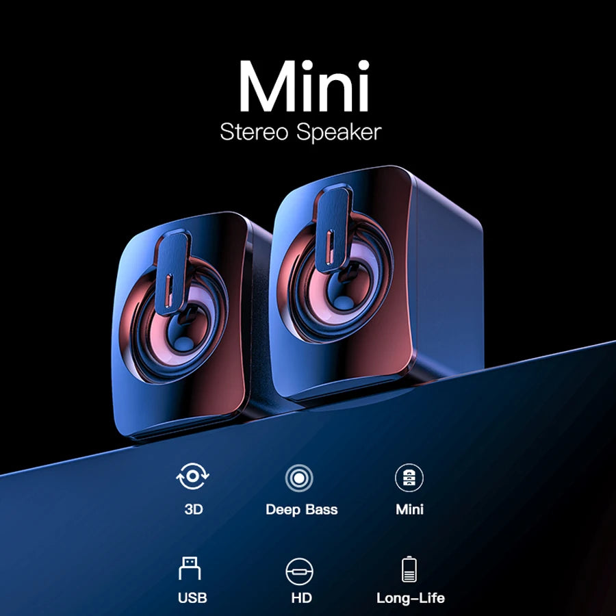 Mini PC Speaker for Laptop & Desktop