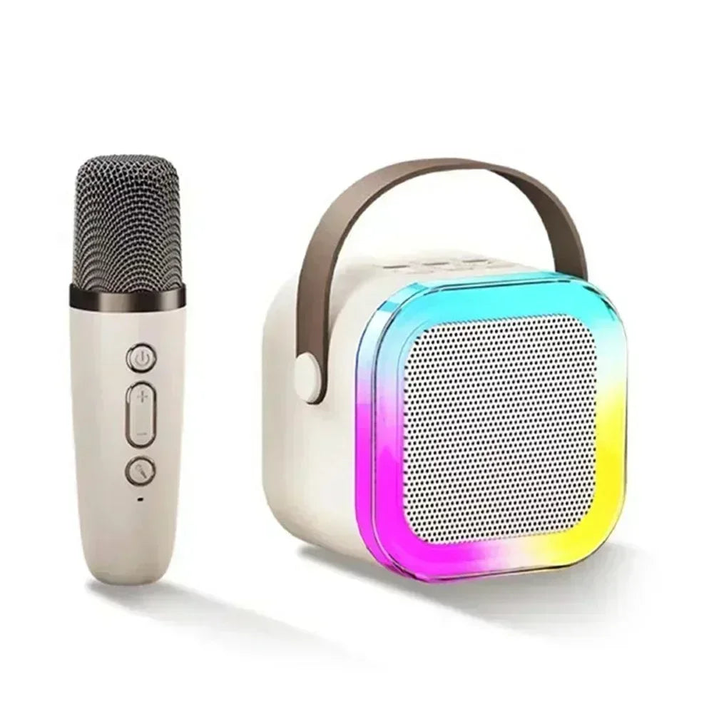 K12 Mini Bluetooth Karaoke Speaker – Portable Wireless Audio with Mic