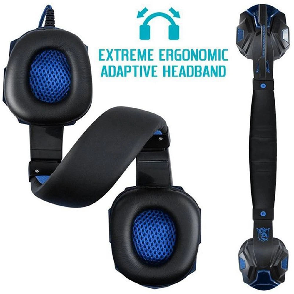 3.5mm Wired Gaming Headset with Mic – Bass Stereo