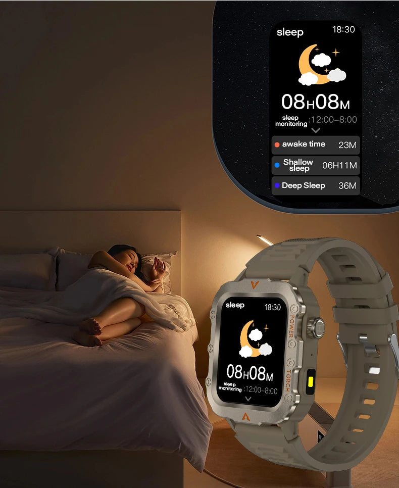 Men’s & Women’s Smart Watch – 3ATM/IP68 Waterproof