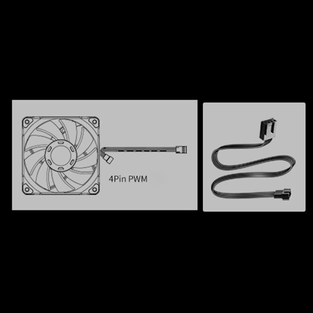 140mm PWM Silent Cooling Case Fan