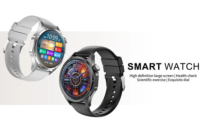 2025 Men’s Smartwatch – 360×360 AMOLED