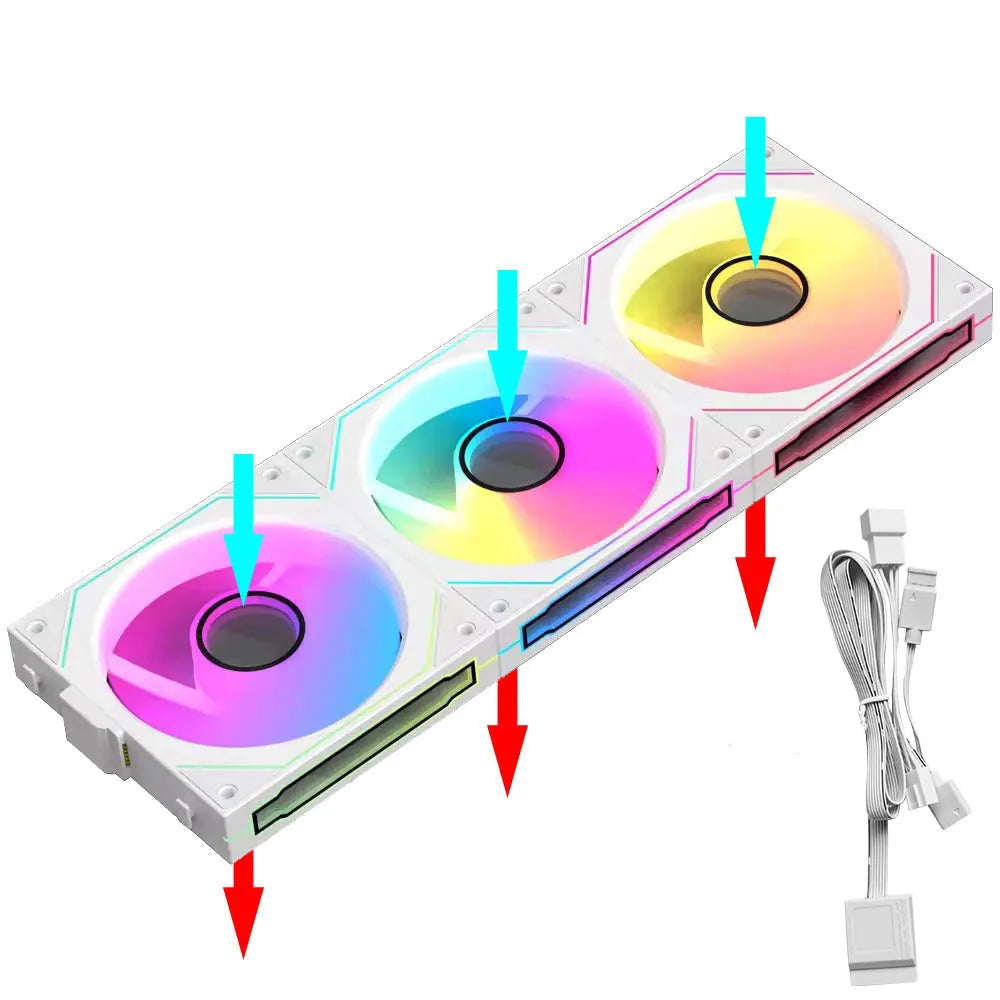 JUMPEAK MX120 360mm ARGB Modular PC Cooling Fan