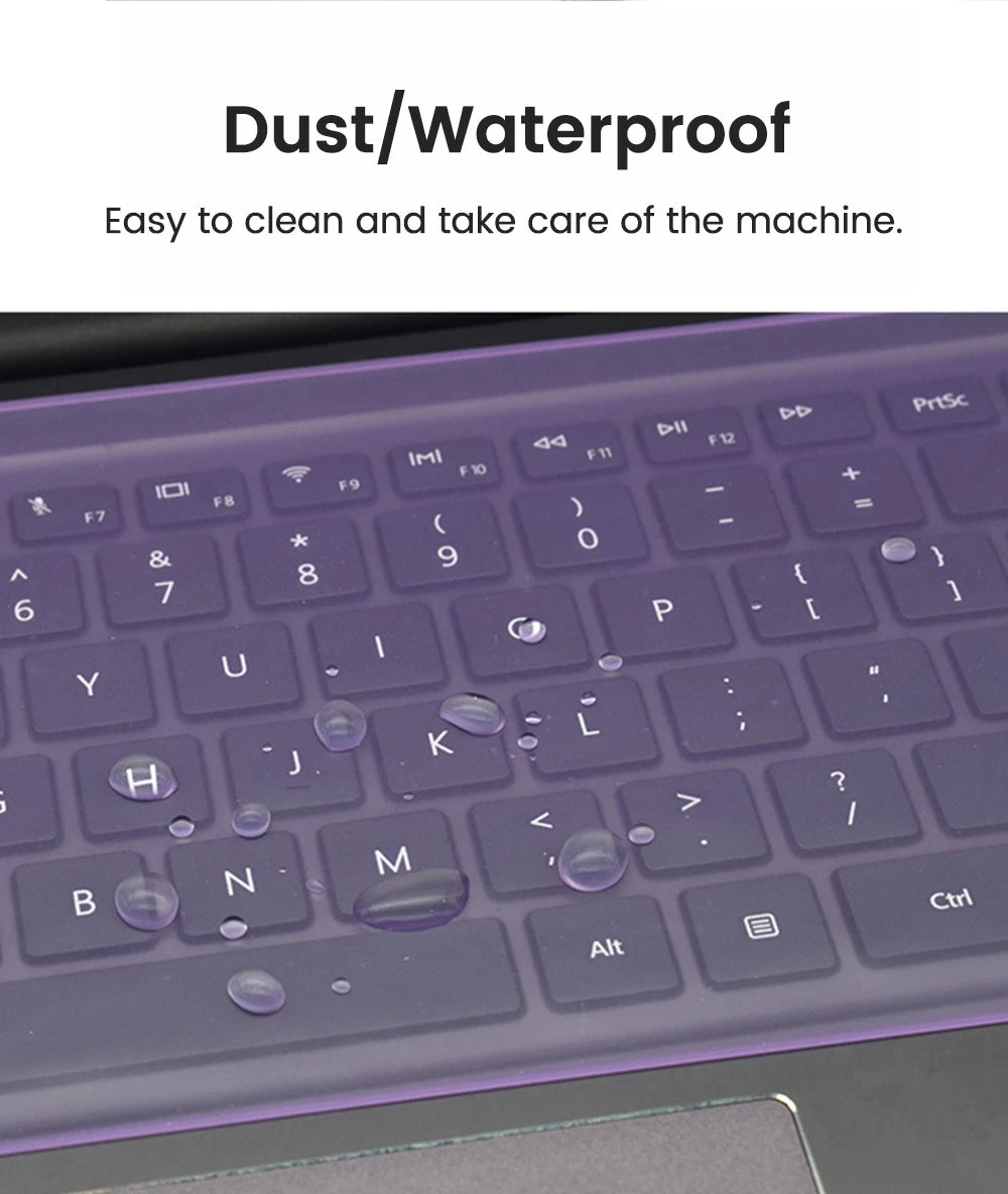 Universal Silicone Laptop Keyboard Protector (12–17 Inch)