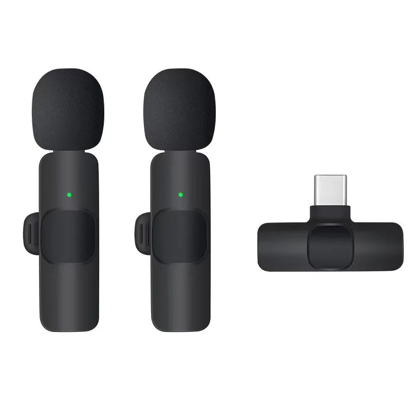 Basix 2.4G Wireless Lavalier Microphone – Mini Mic for iPhone & Android