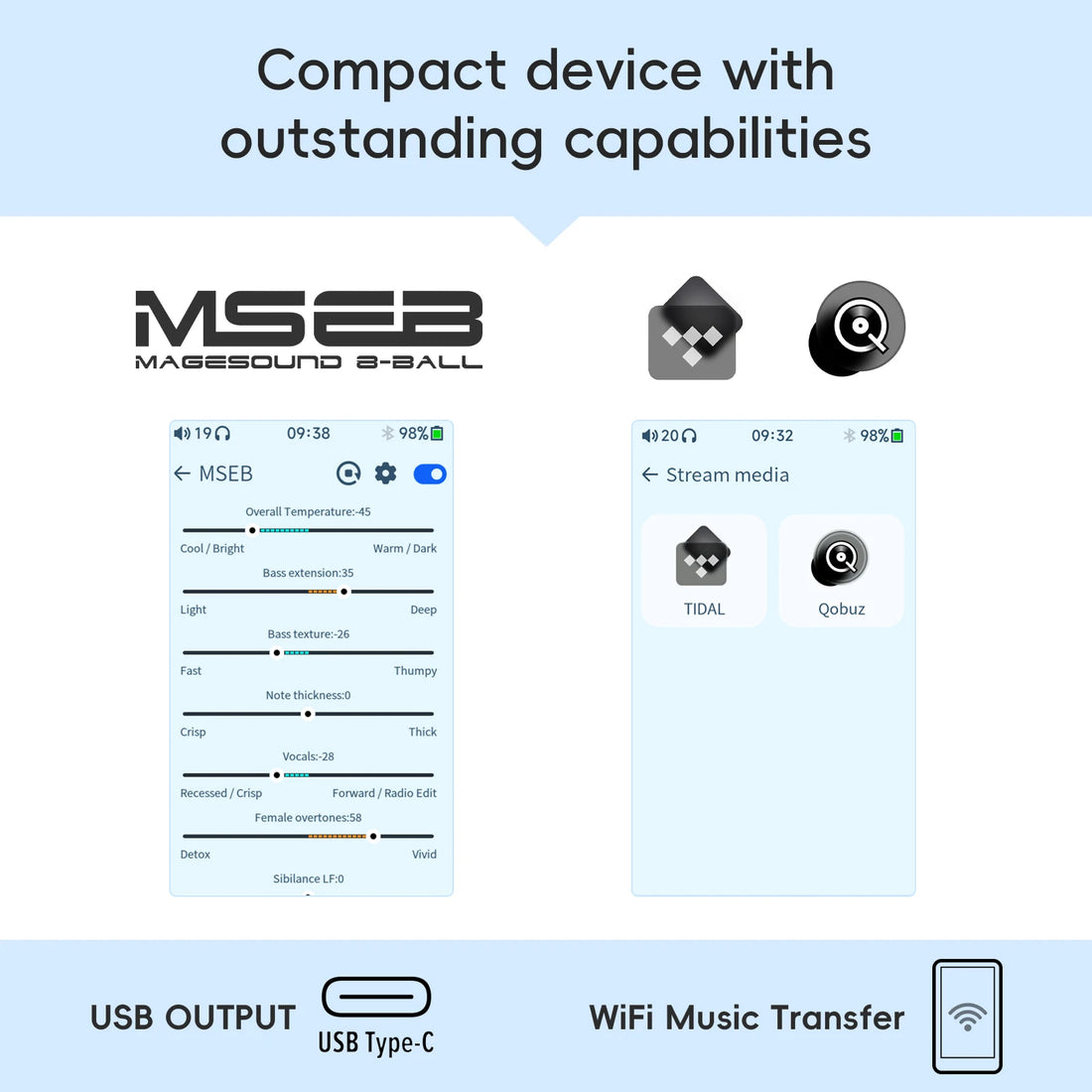 HiBy R1 HiFi Music Player & USB DAC