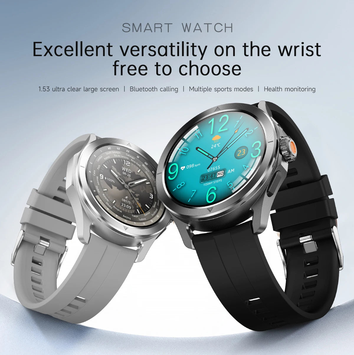 S4 Ultra Smartwatch for Xiaomi – AMOLED, GPS, NFC, Bluetooth Call