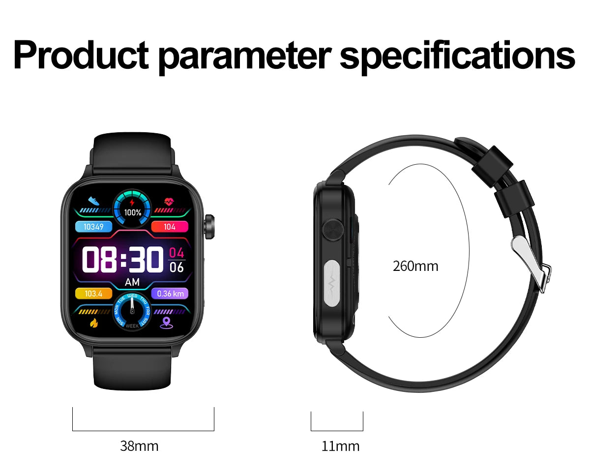 2025 ECG+PPG Smart Watch