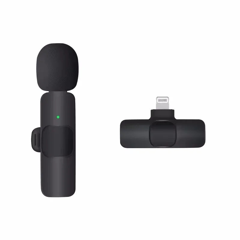 Basix 2.4G Wireless Lavalier Microphone – Mini Mic for iPhone & Android