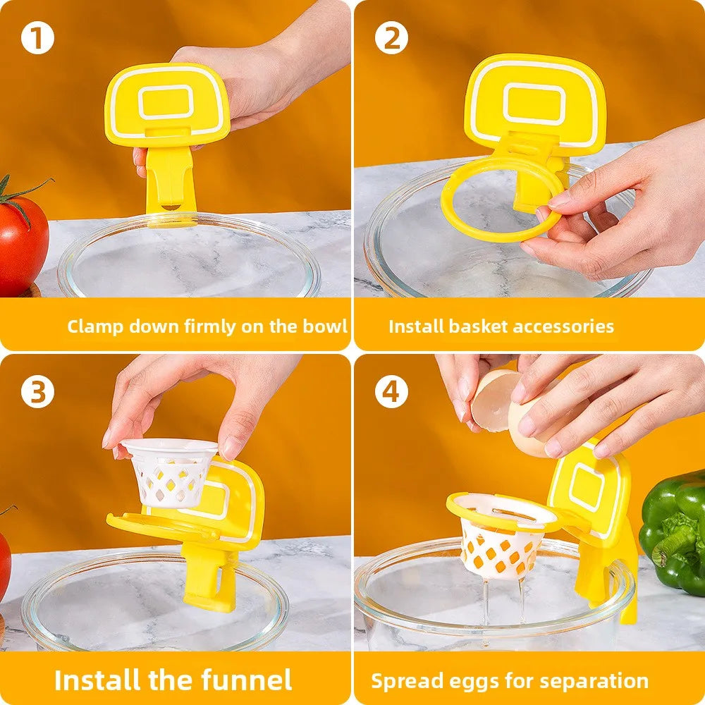Basketball Hoop Egg White Separator