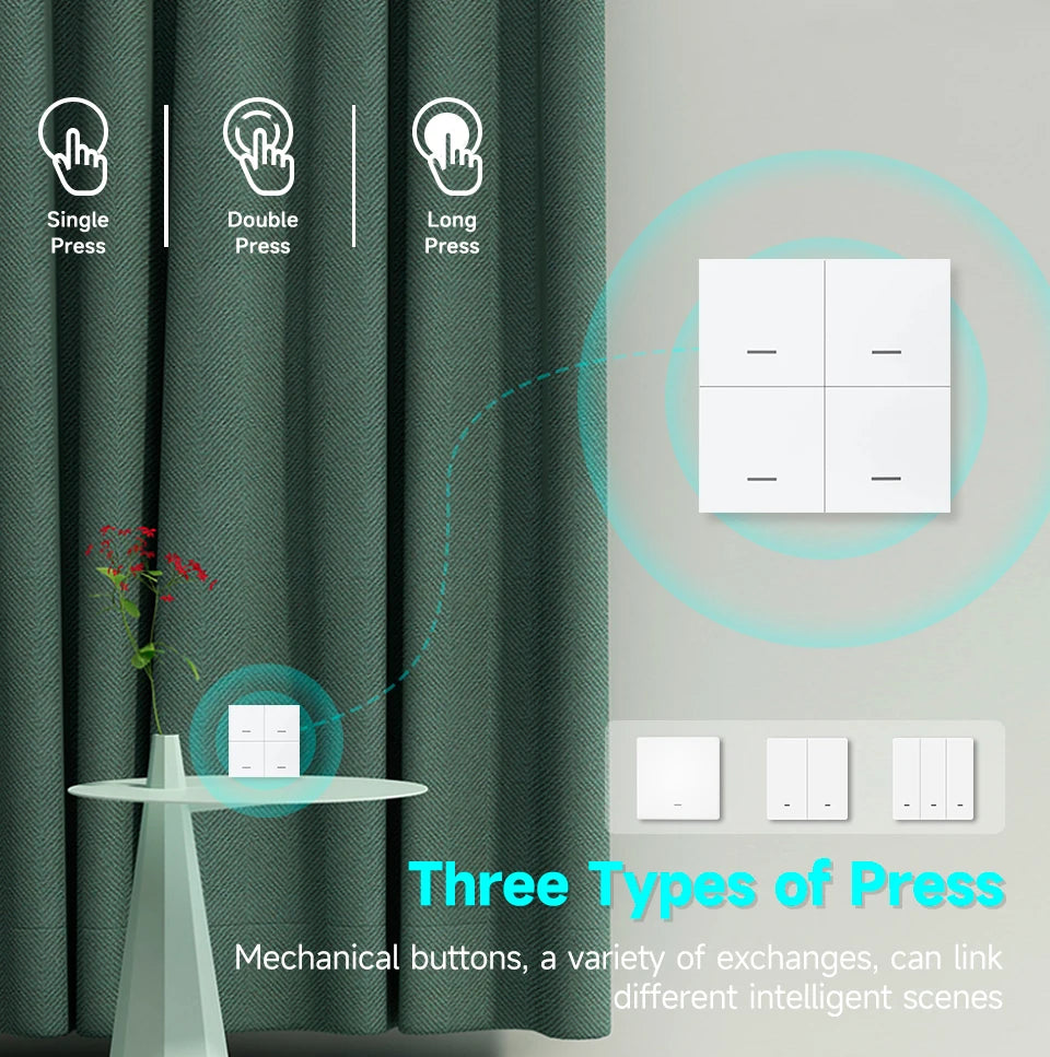 Tuya ZigBee 3.0 Wireless Scene Switch