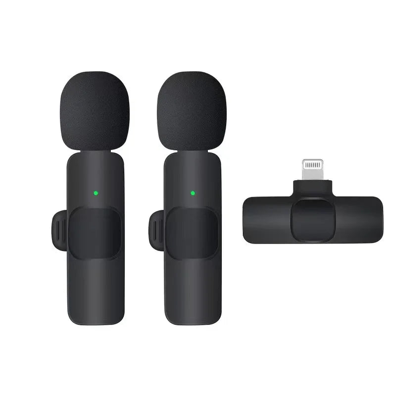 Basix 2.4G Wireless Lavalier Microphone – Mini Mic for iPhone & Android