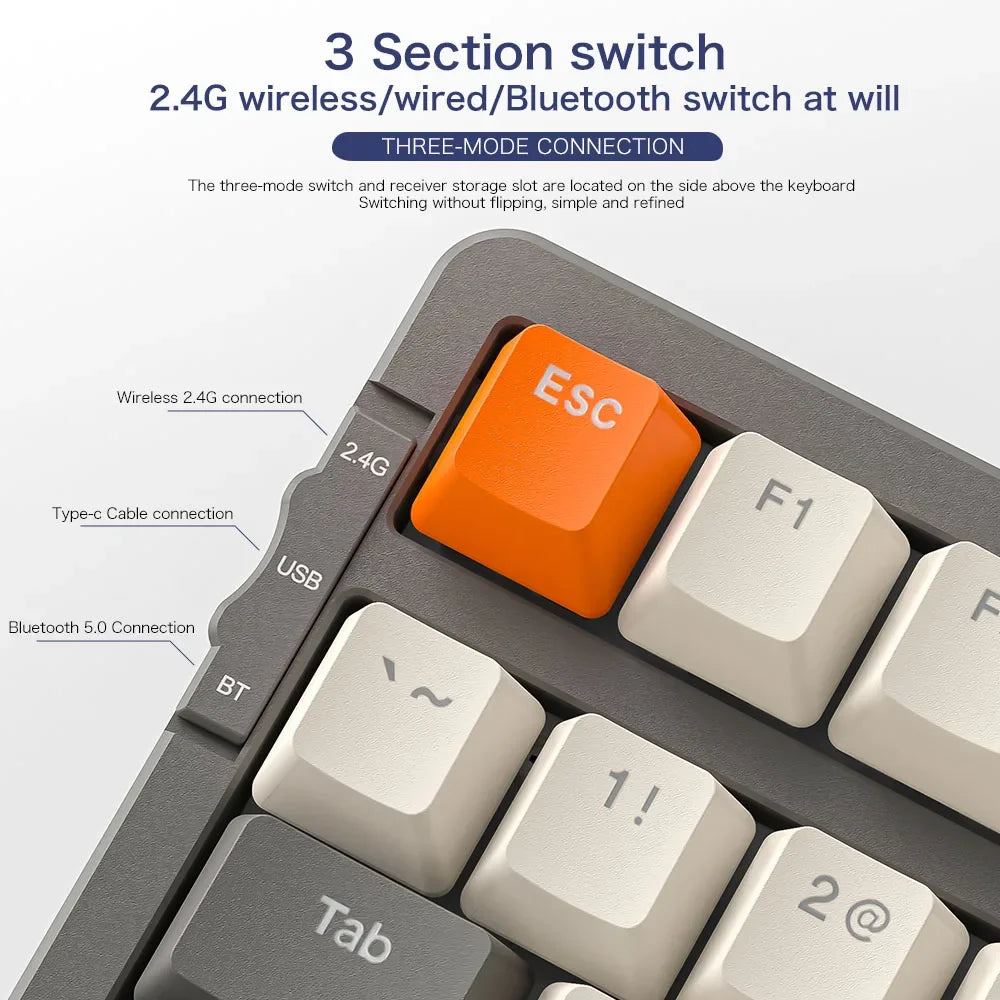 K8 100-Key Wireless Mechanical Keyboard