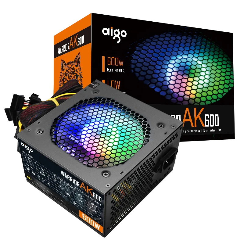 Aigo AK PC PSU – 500W-1000W Gaming Power Supply