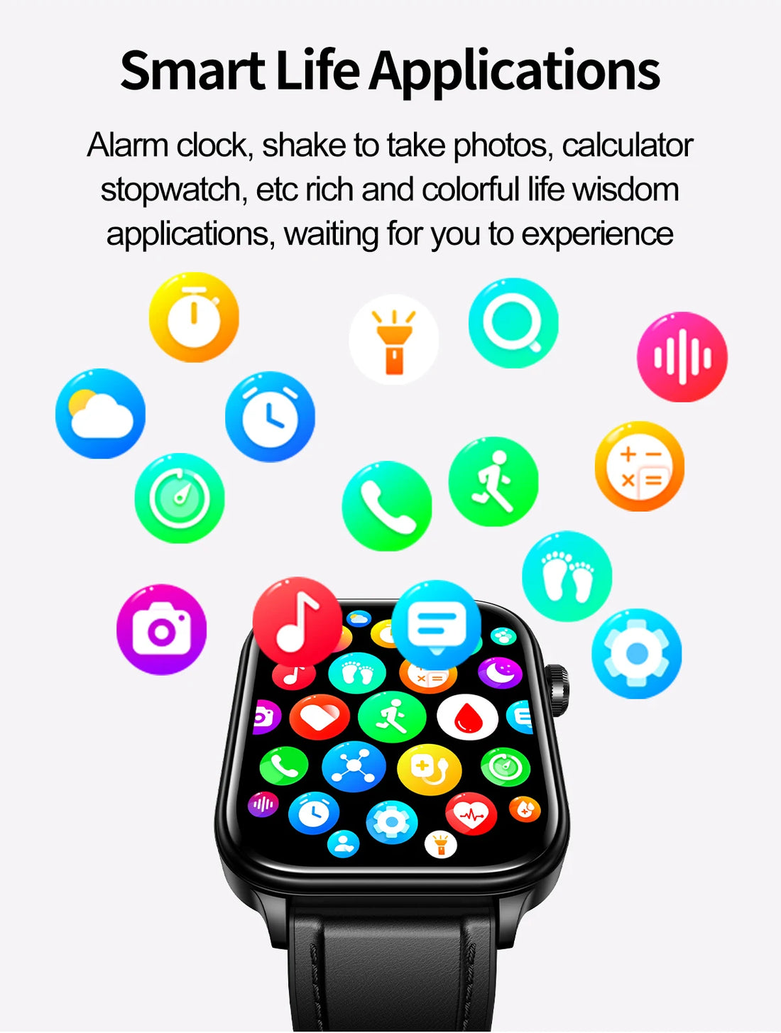 2025 AI Health Smartwatch – ECG, PPG, Body Composition & Bluetooth Call
