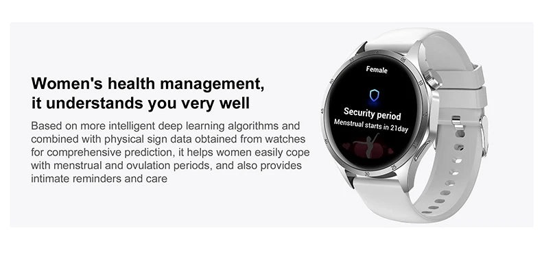 2025 Men’s Smartwatch – 360×360 AMOLED