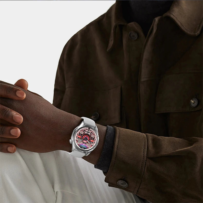 2025 Men’s Smartwatch – 360×360 AMOLED