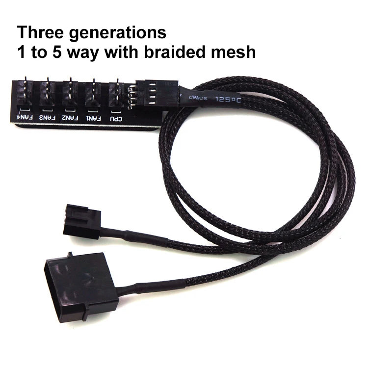 1-to-5 Way PWM Fan Hub