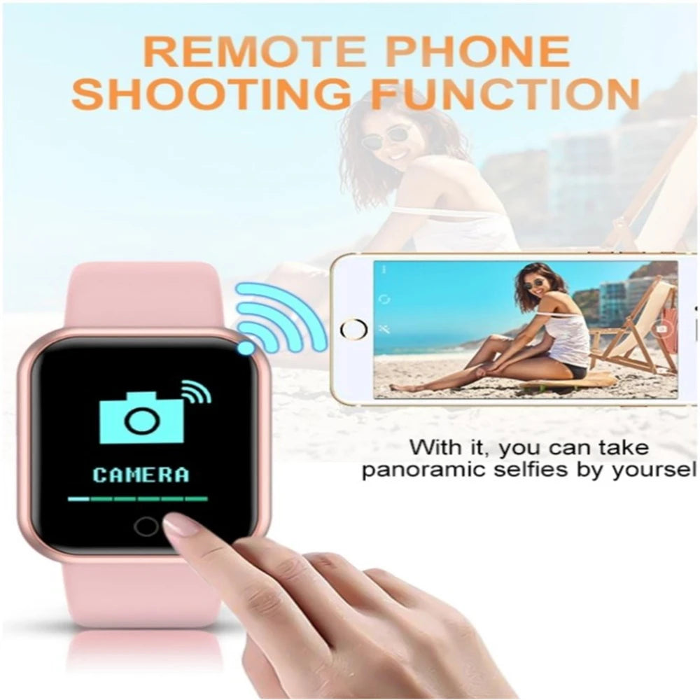 Y68 Smart Watch – Bluetooth Fitness Tracker with Music & Heart Monitor