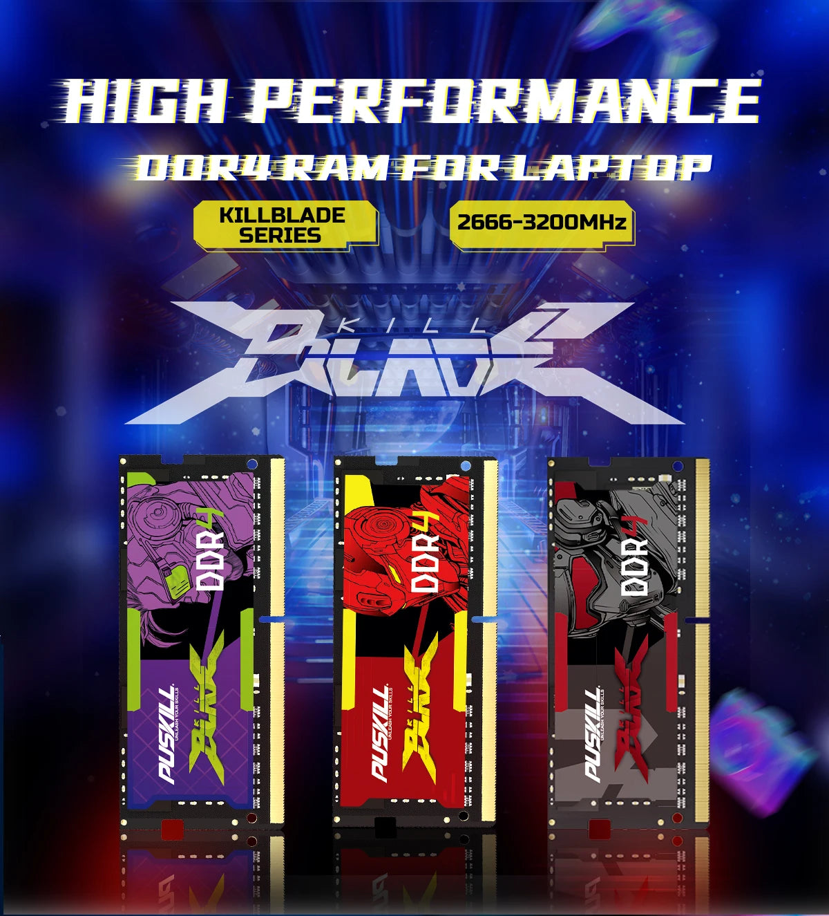 PUSKILL Killblade DDR4 Laptop RAM