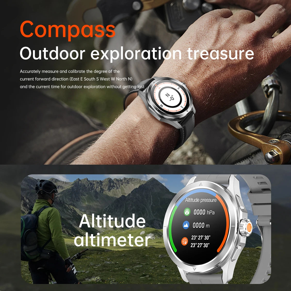 S4 Ultra Smartwatch for Xiaomi – AMOLED, GPS, NFC, Bluetooth Call