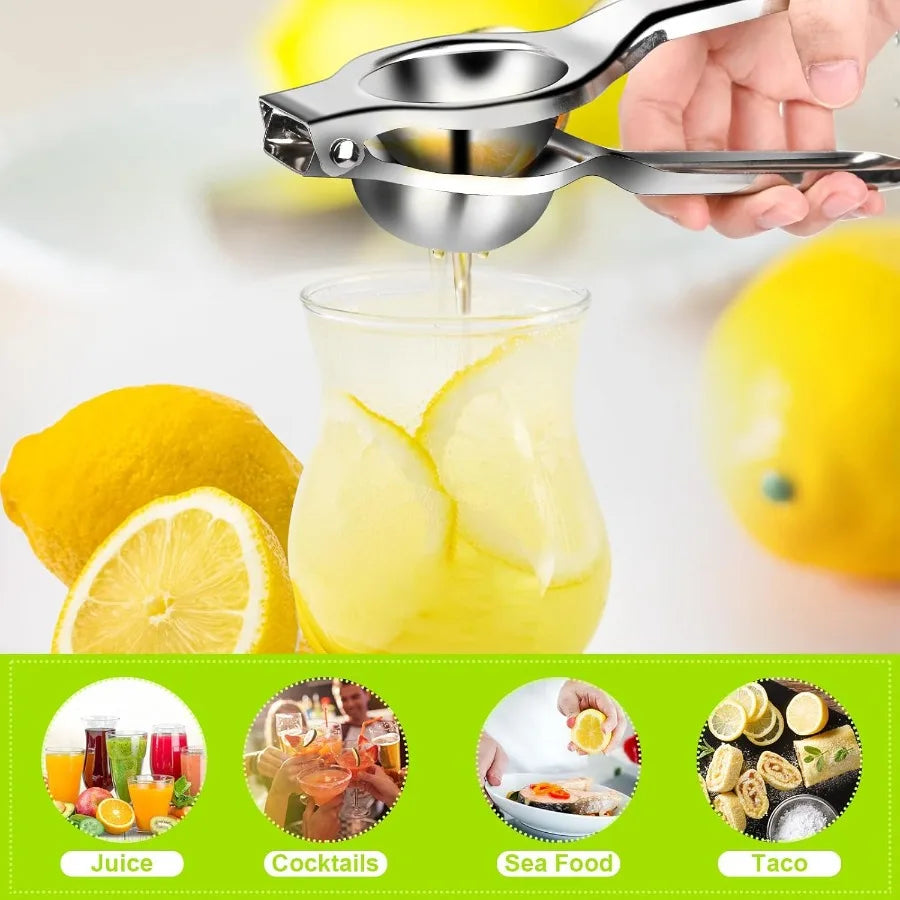 Stainless Steel Manual Lemon Squeezer – Citrus Fruit Press