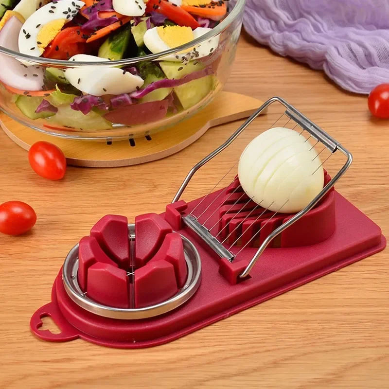Multifunctional Stainless Steel Egg & Meat Slicer