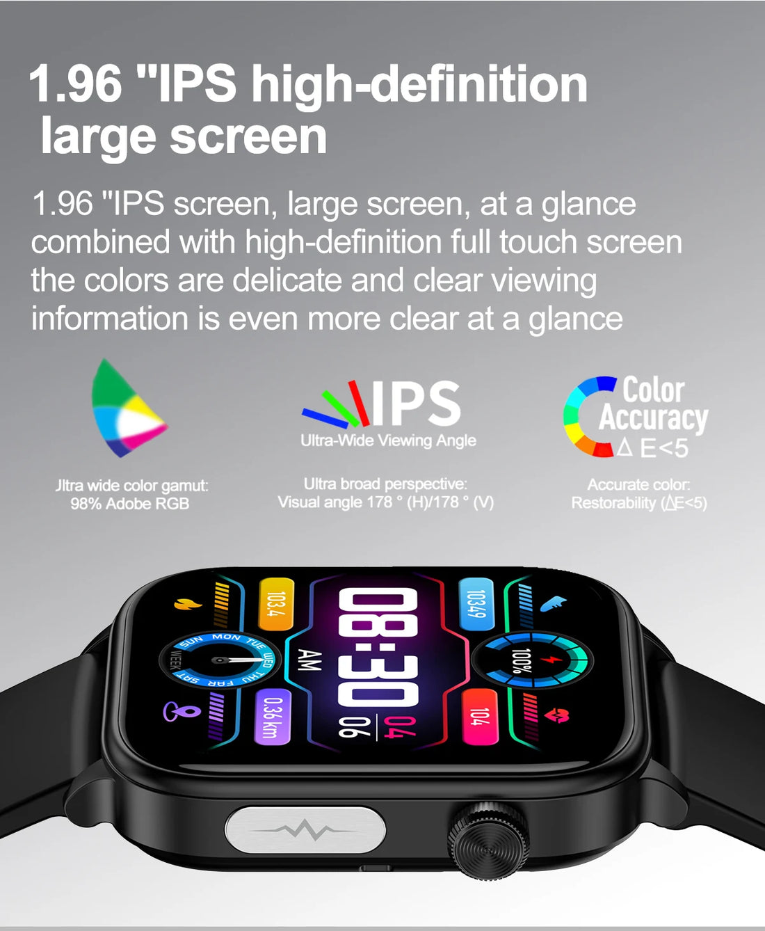 2025 AI Health Smartwatch – ECG, PPG, Body Composition & Bluetooth Call