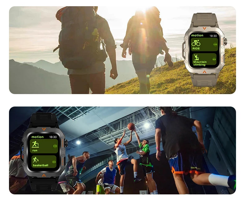 Men’s & Women’s Smart Watch – 3ATM/IP68 Waterproof