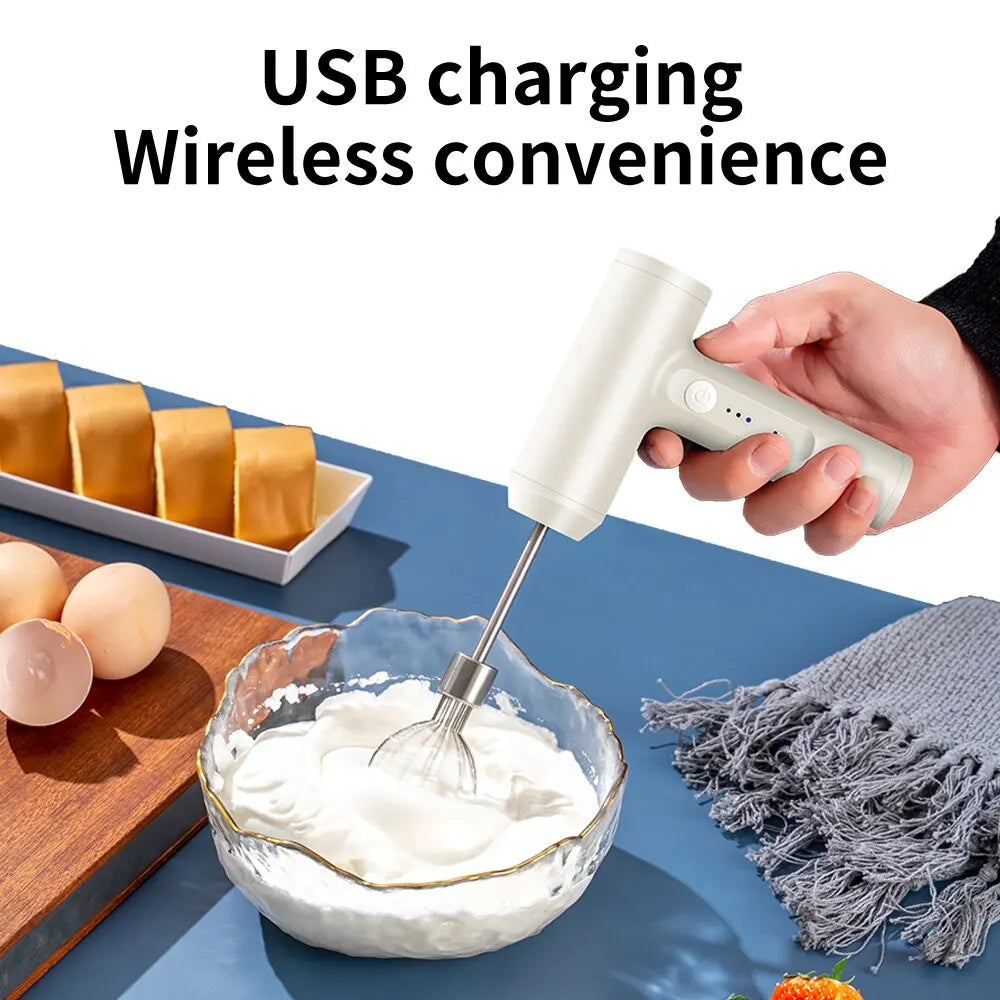 Portable Wireless Electric Food Mixer