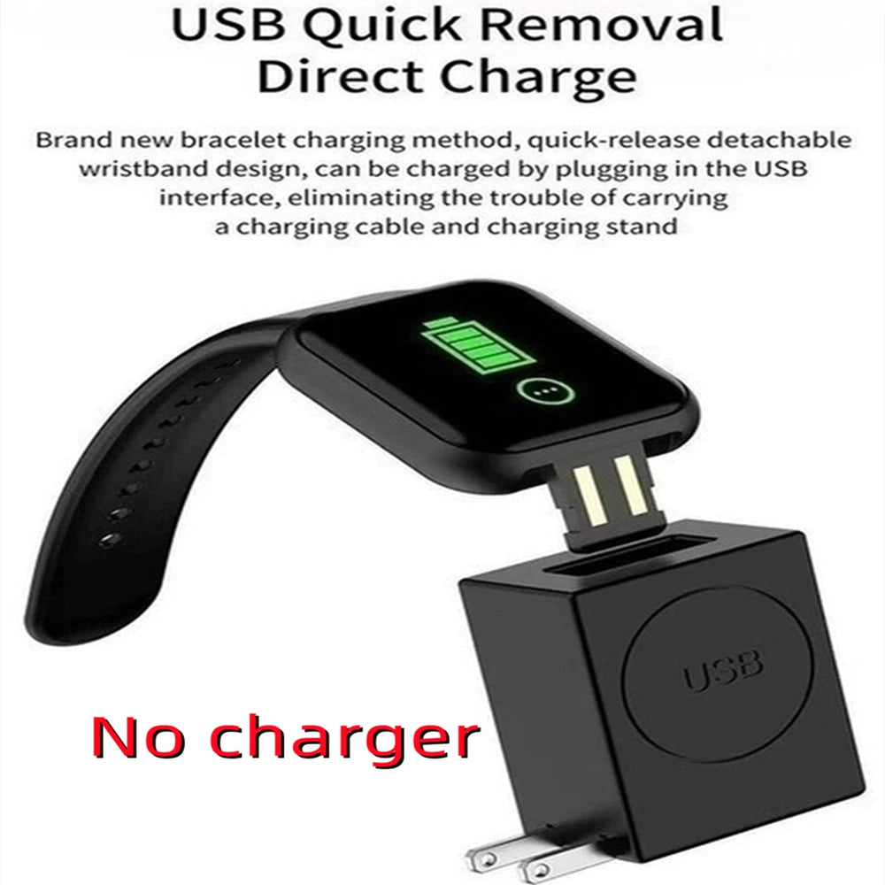 Y68 Smart Watch – Bluetooth Fitness Tracker with Music & Heart Monitor