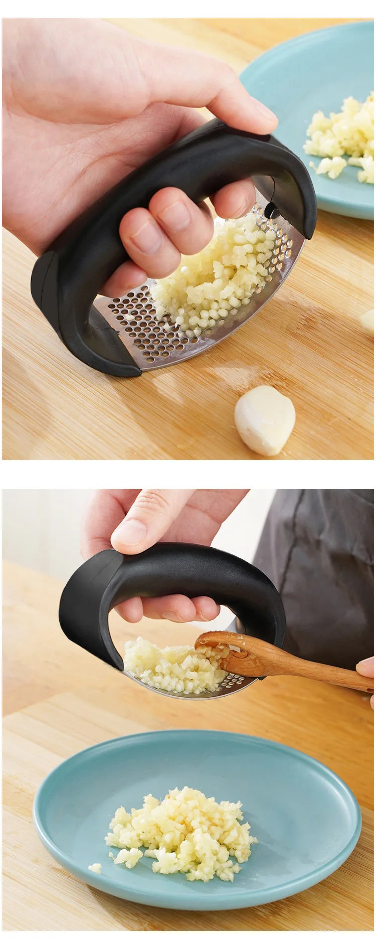 Stainless Steel Garlic Press